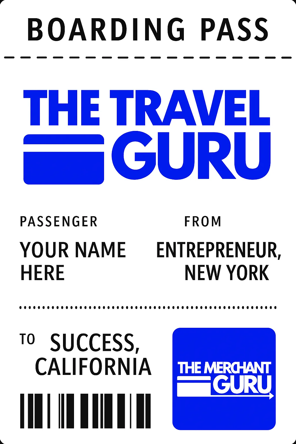 The Travel Guru boarding pass