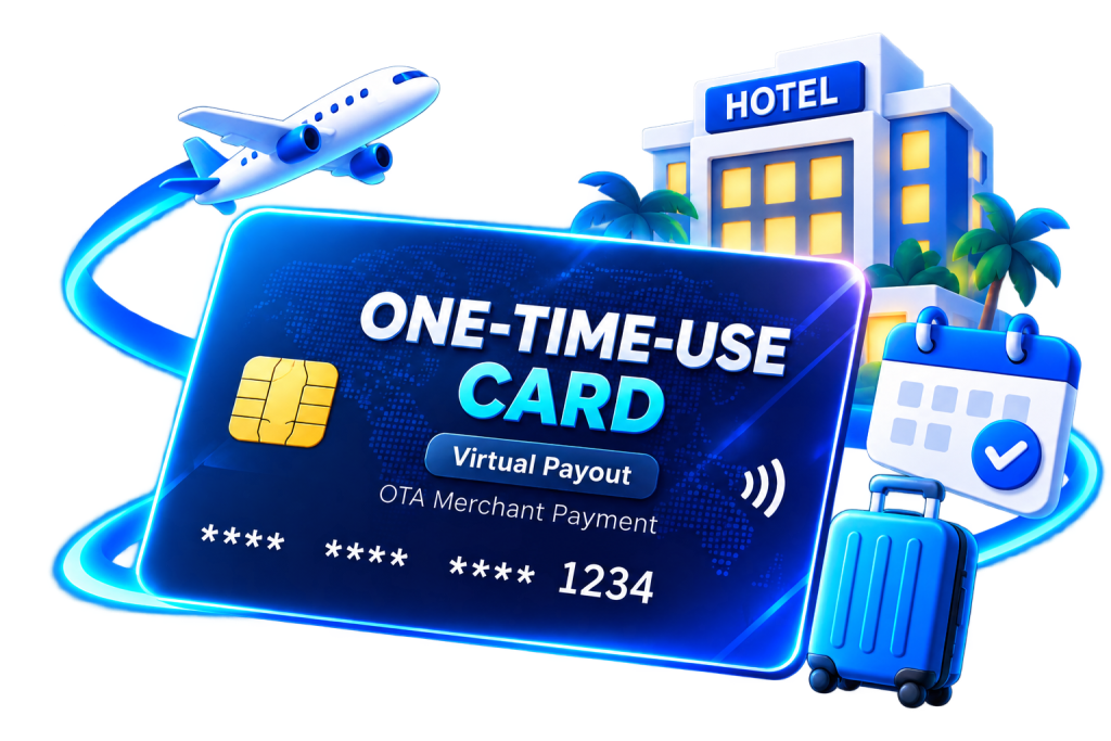 Single Use Credit Cards from Booking.com, Expedia and other similar platforms