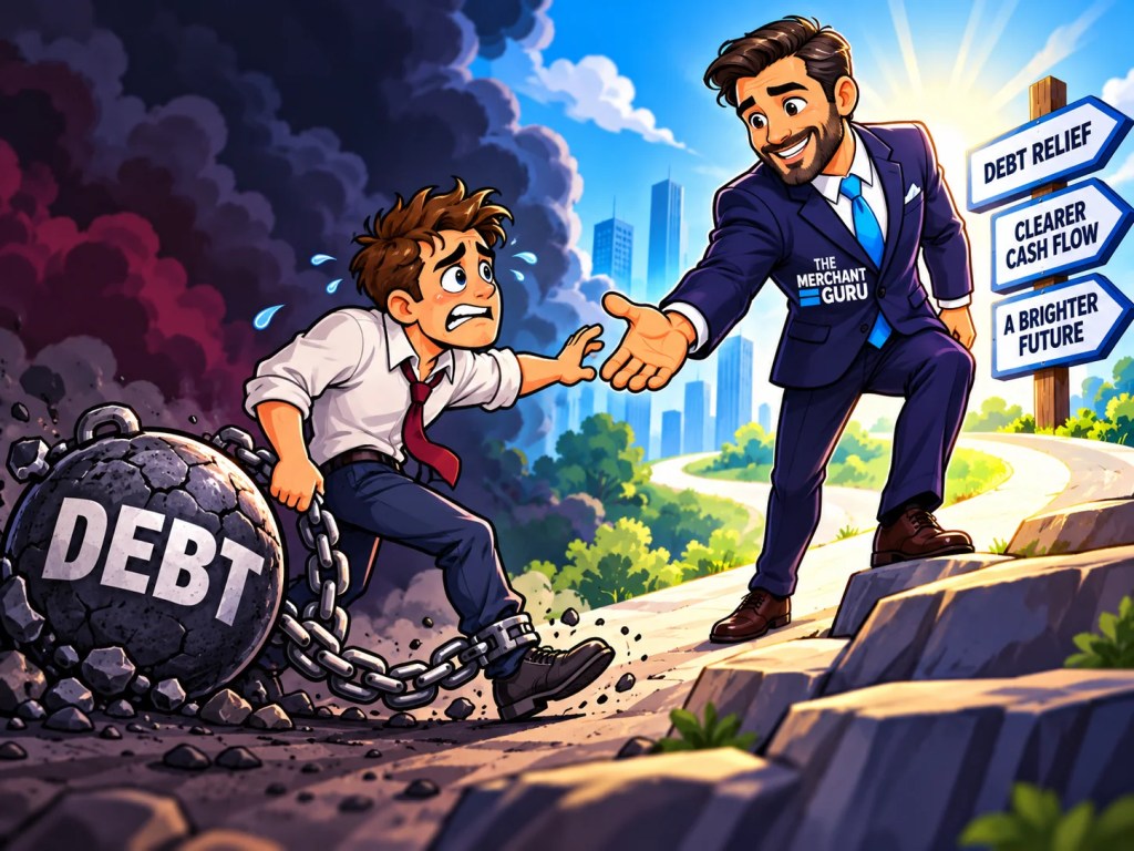 The Merchant Guru helping a debt settlement business