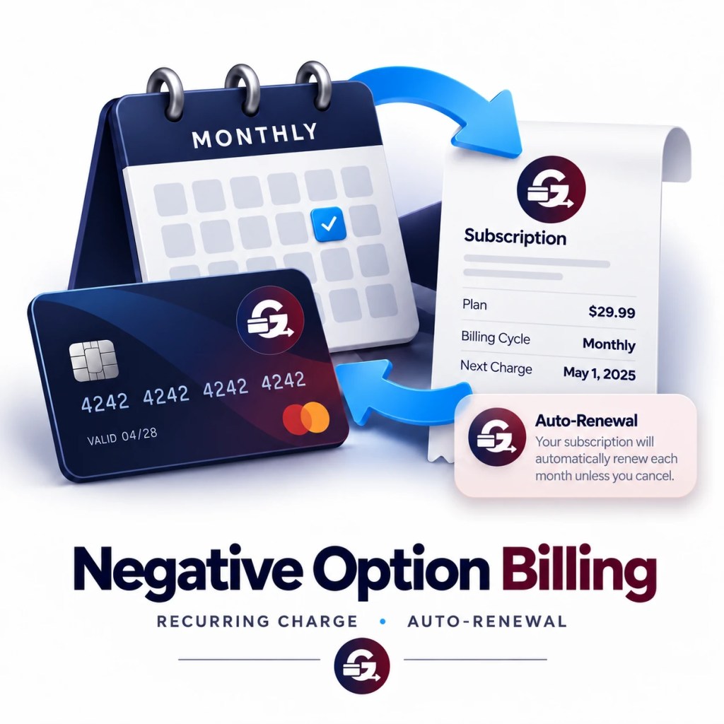 Recurring billing and negative option billing image