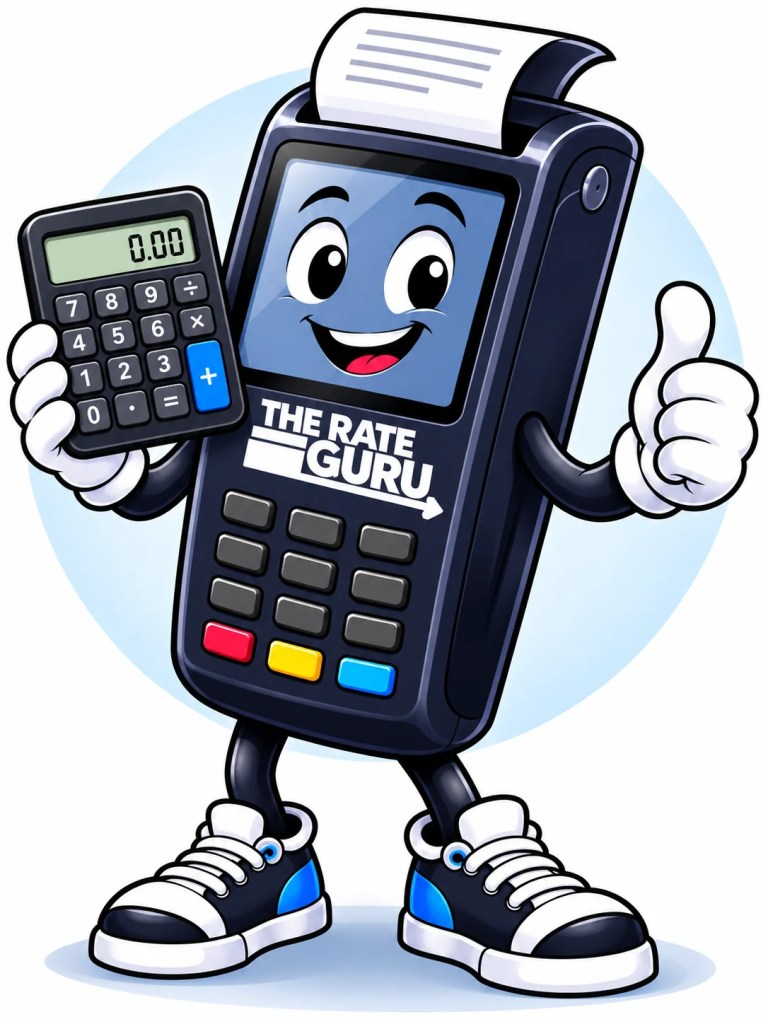 Termy the Rate Guru mascot holding a calculator for the effective rate calculator