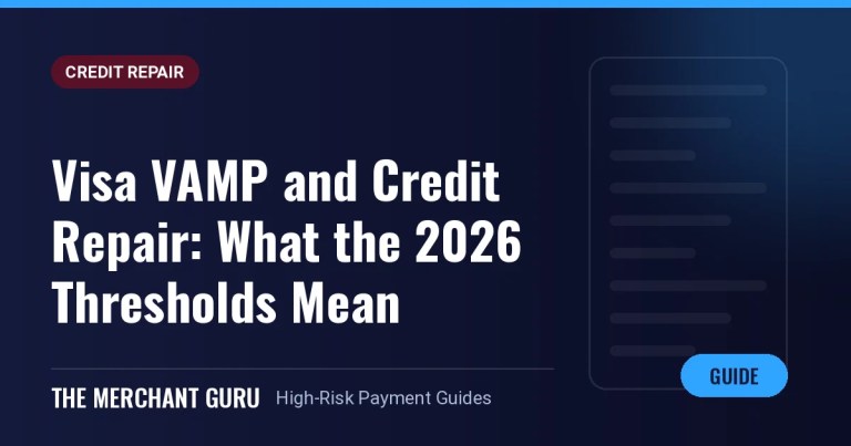 Visa VAMP and Credit Repair: What the 2026 Thresholds Mean for Your Business — The Merchant Guru guide